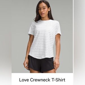 Lululemon striped tee